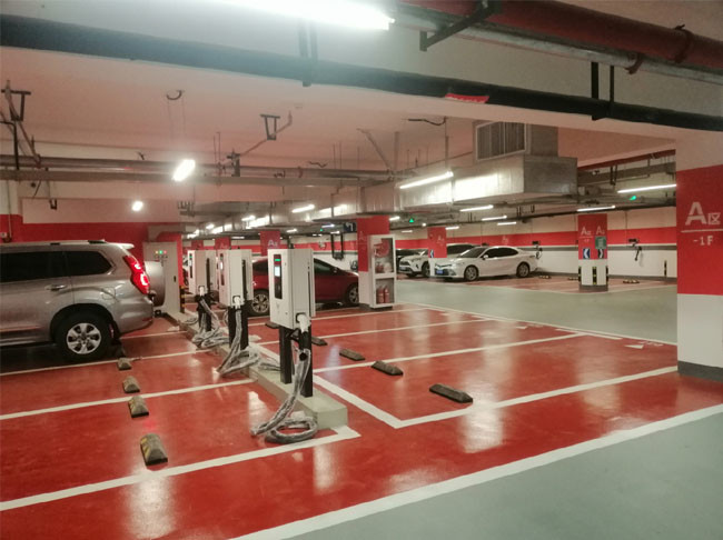 последний случай компании о Коммерчески 40KW зарядная станция DC EV